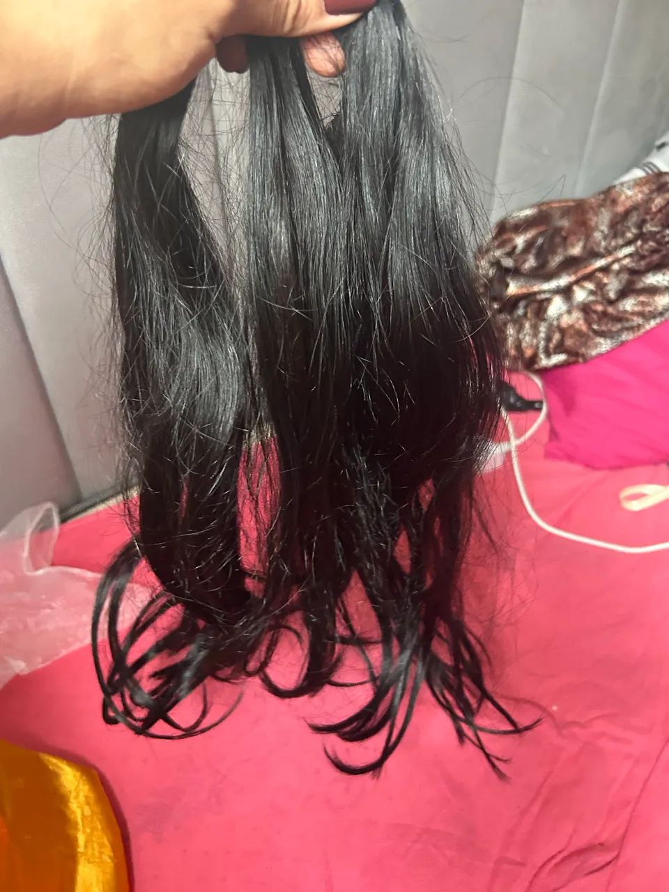 Cabelo humano telado 