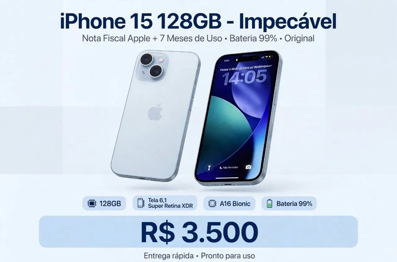 iPhone 15 128gb