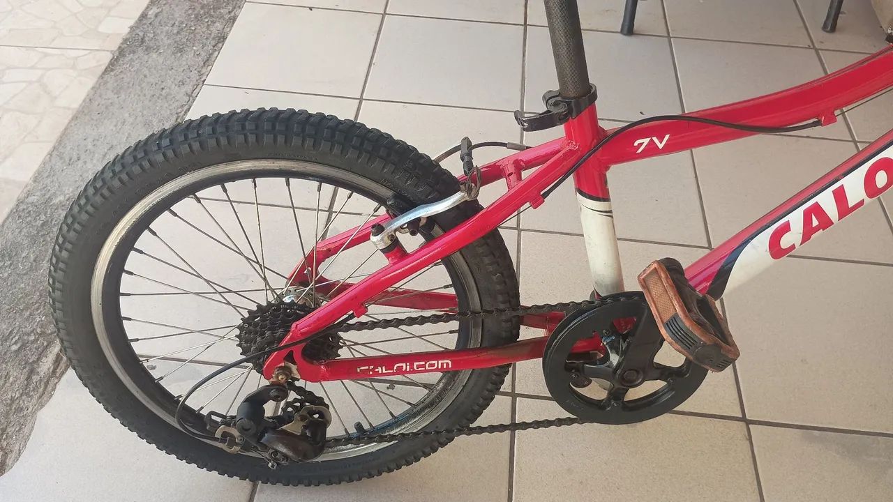 Bike Caloi quadro alumínio com macha - Foto 3