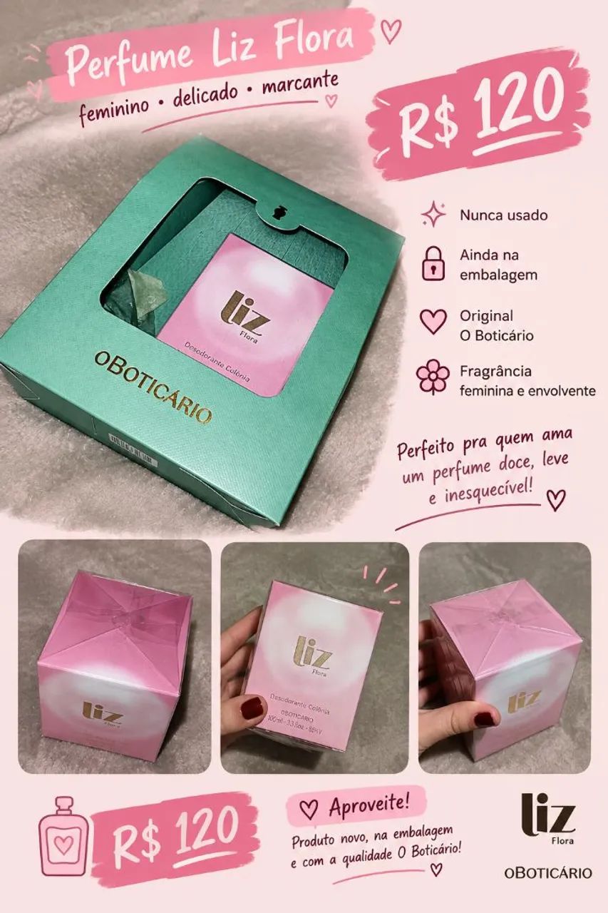 Perfume Liz boticário 