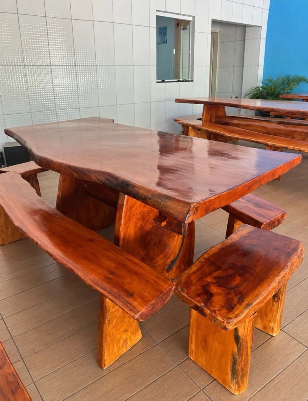Mesa de 1.70 sem emenda e com 1m de largura - Foto 3
