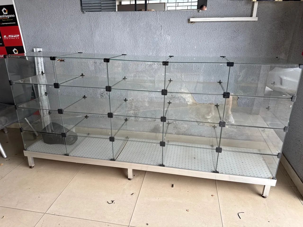 Balcão de vidro 