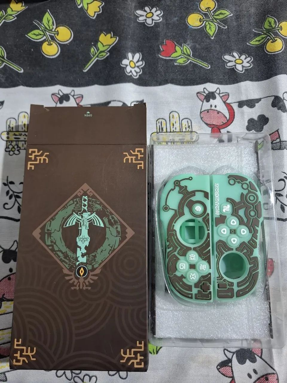 Grip e capa para switch oled temática de Zelda - Foto 3