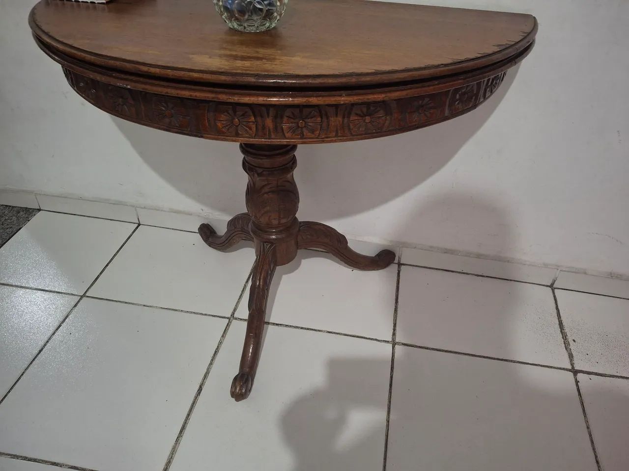 Mesa de jantar rústica 