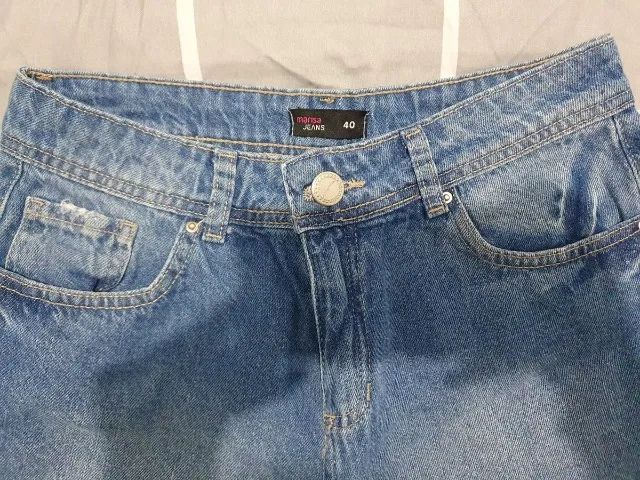 Shorts jeans feminino mom 40 - Foto 5