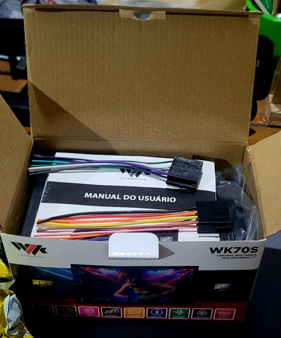 Central Multimidia MP5 7 polegadas 1DIN 2DIN - Peças para carros