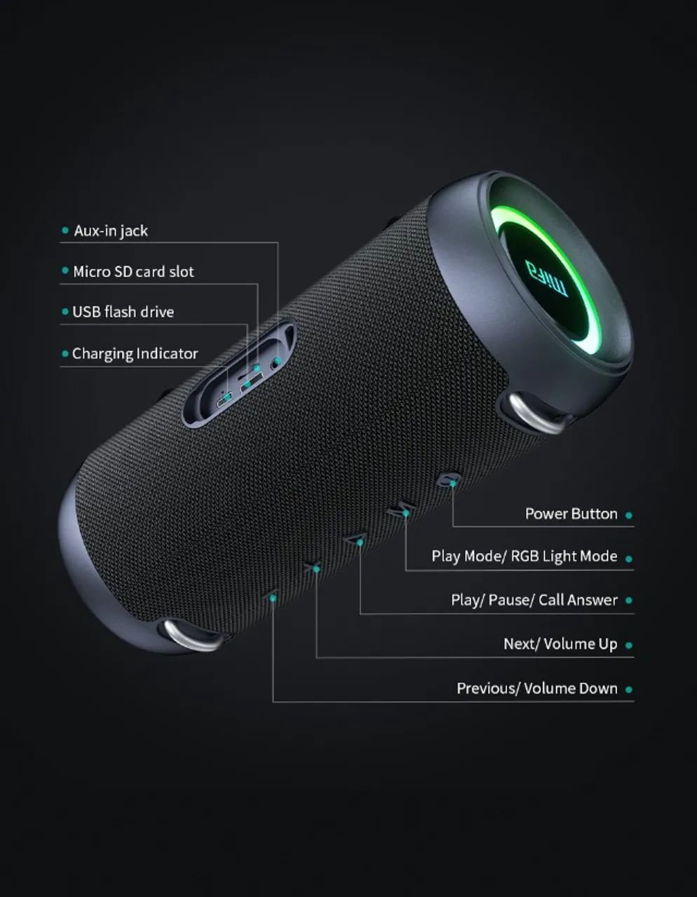 Caixa De Som Bluetooth Mifa A90 Bt5.0 - Lacrada - Foto 4