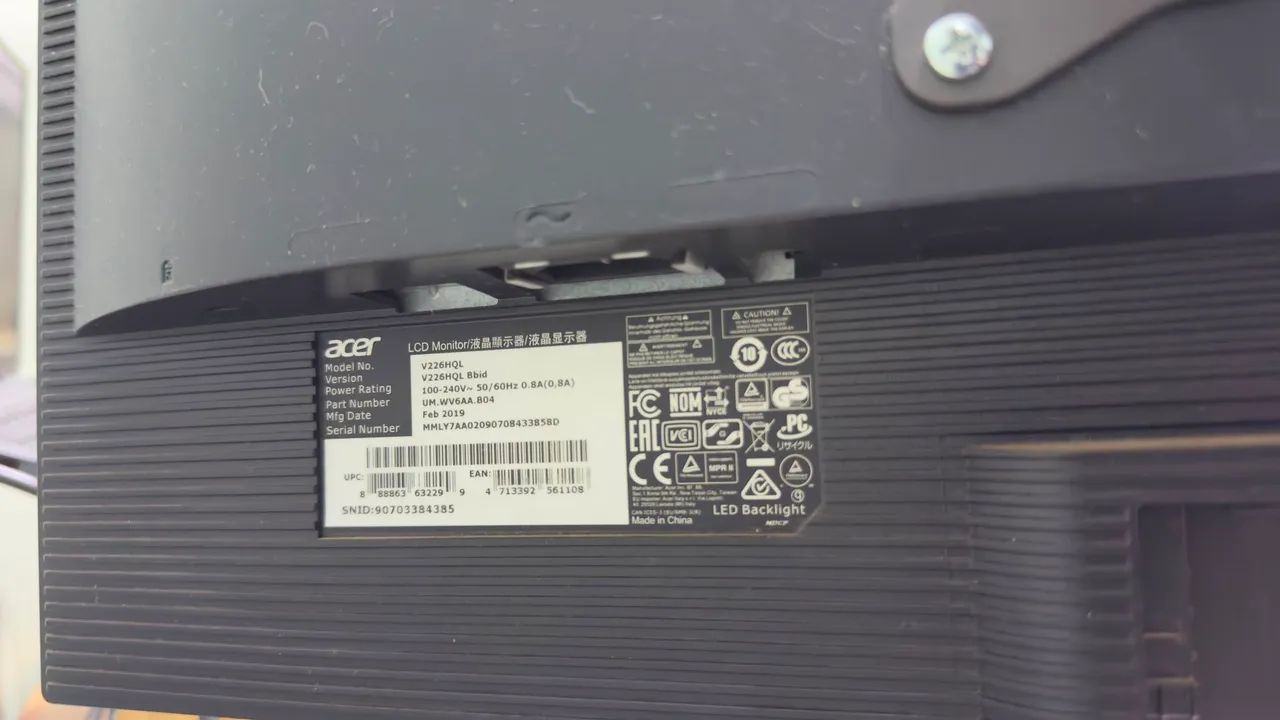 Monitor Acer HDMI com braço articulado - Foto 2