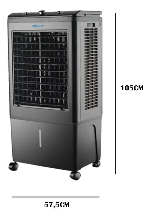 Climatizador de Ar Evaporativo Zlx-45 45 Litros 4 Funções 150w Zellox - Foto 4