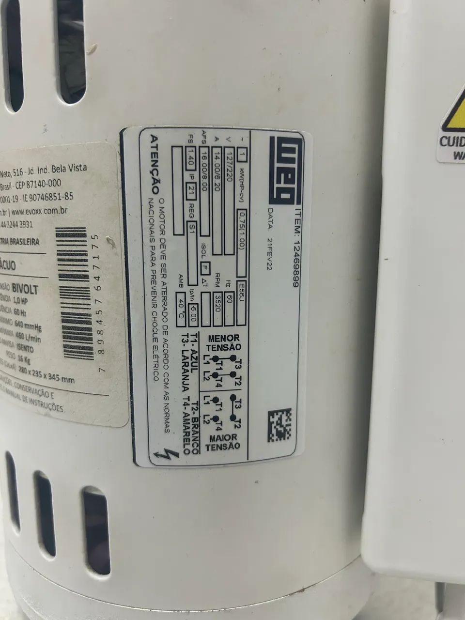 Bomba vácuo odontológica EVOXX EV05 - Foto 4