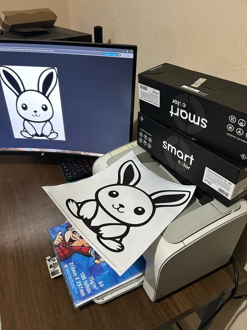 Impressora Hp 1005 com Toner cheio  - Foto 3