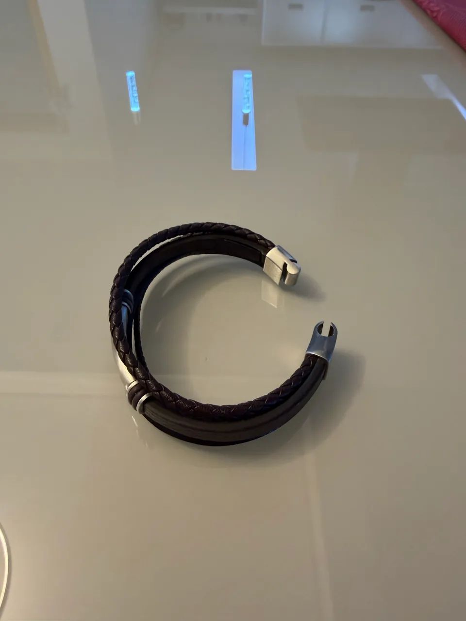 Pulseira Masculino Vivara Couro