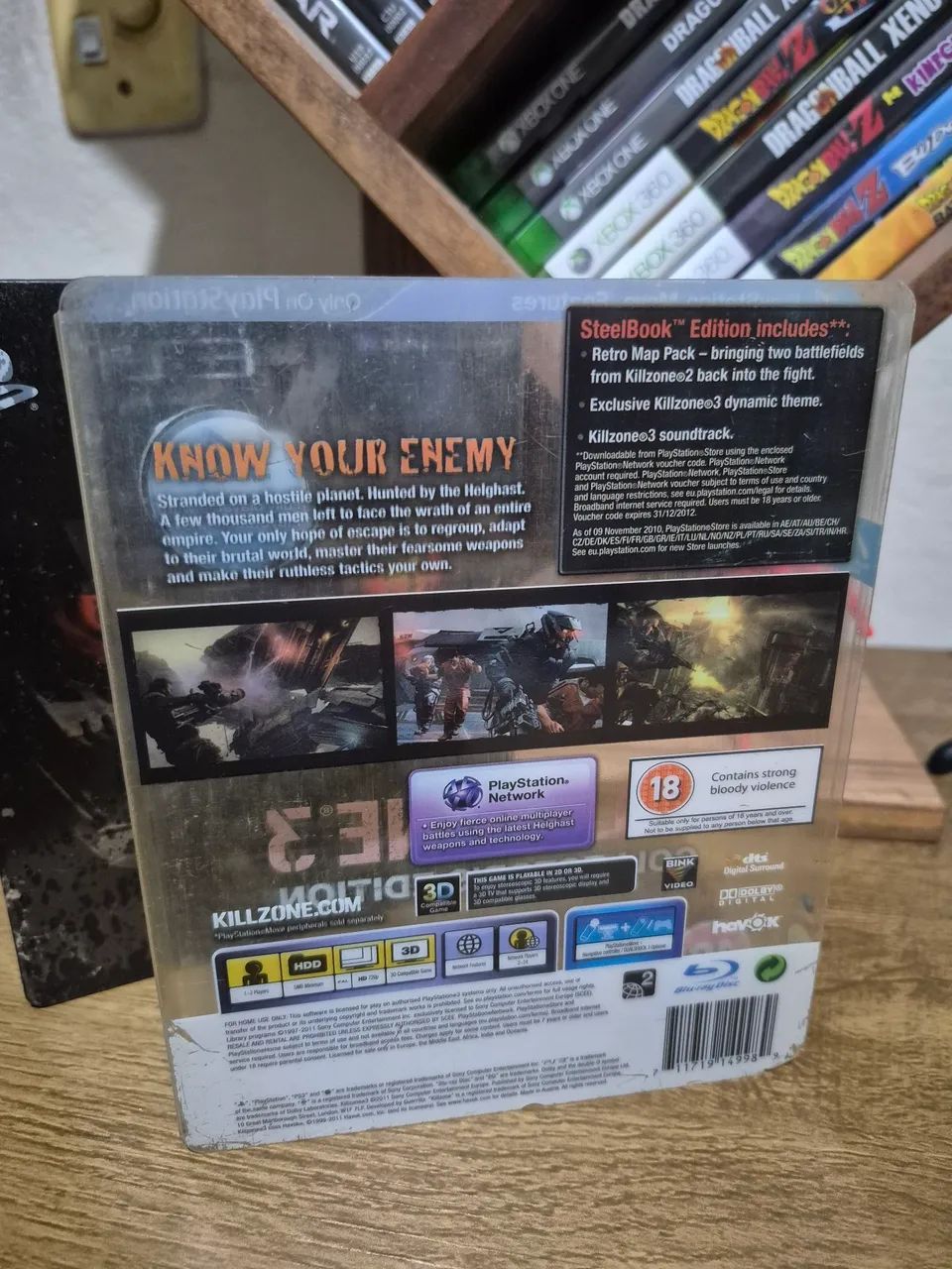 Killzone 3 collectors edition steel case - playstation 3 - Foto 5