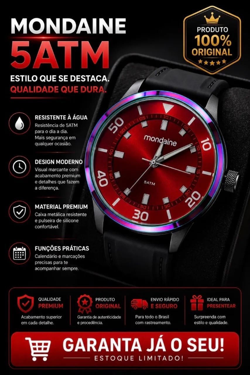 Relógio Mondaine 