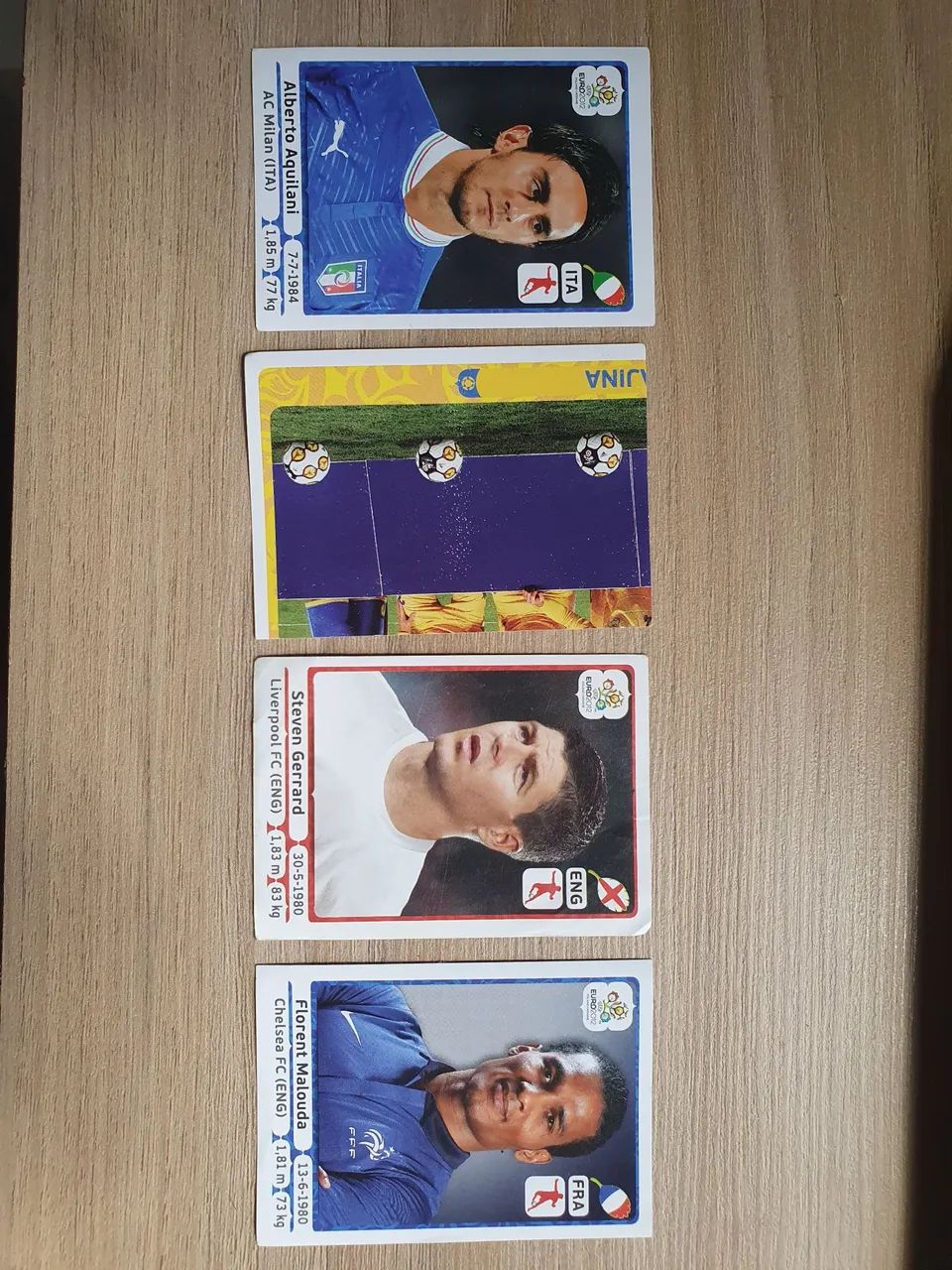 Figurinhas Euro copa 2012 -Steven gerrard - Foto 2