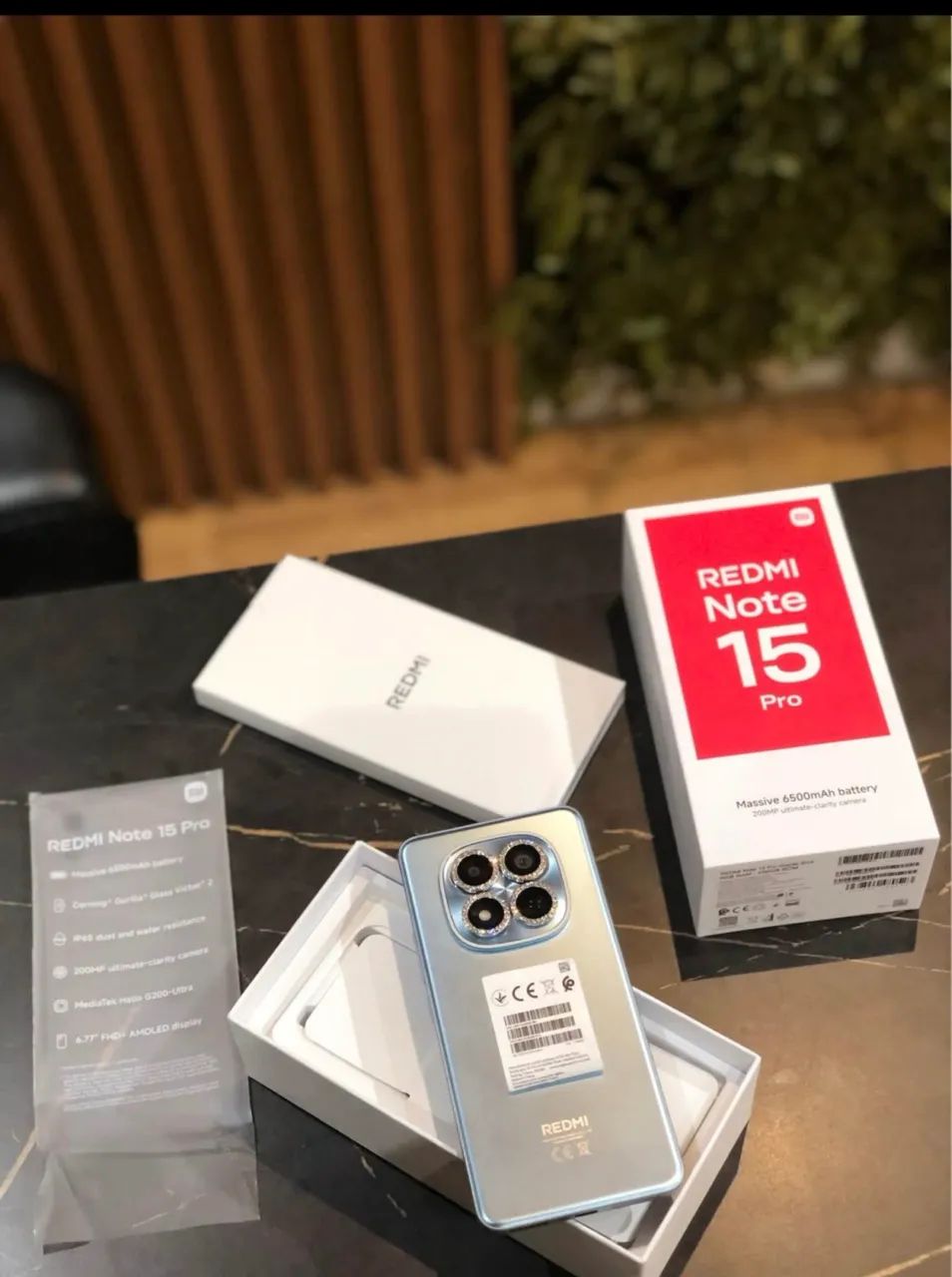 Xiaomi redmi note 15 pro 256gb com garantia - entrego hoje 