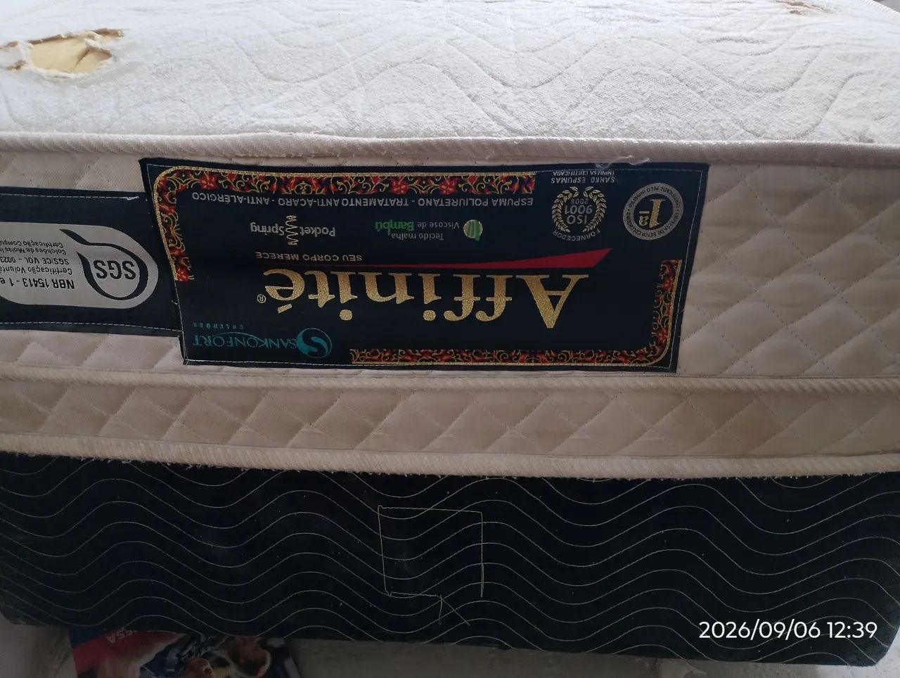 Cama box de solteiro