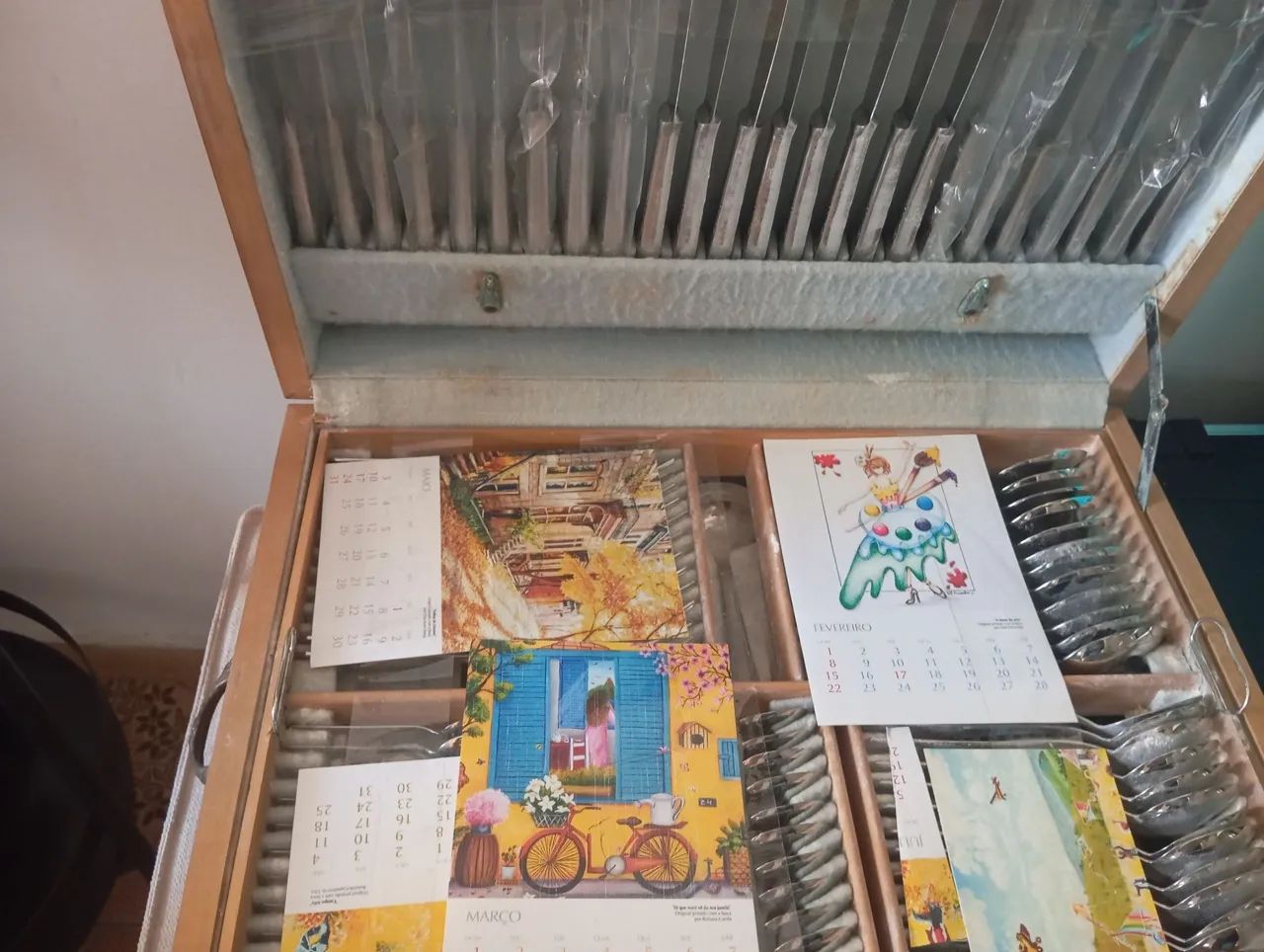 Faqueiro Eberle Original em de Madeira  - Foto 2