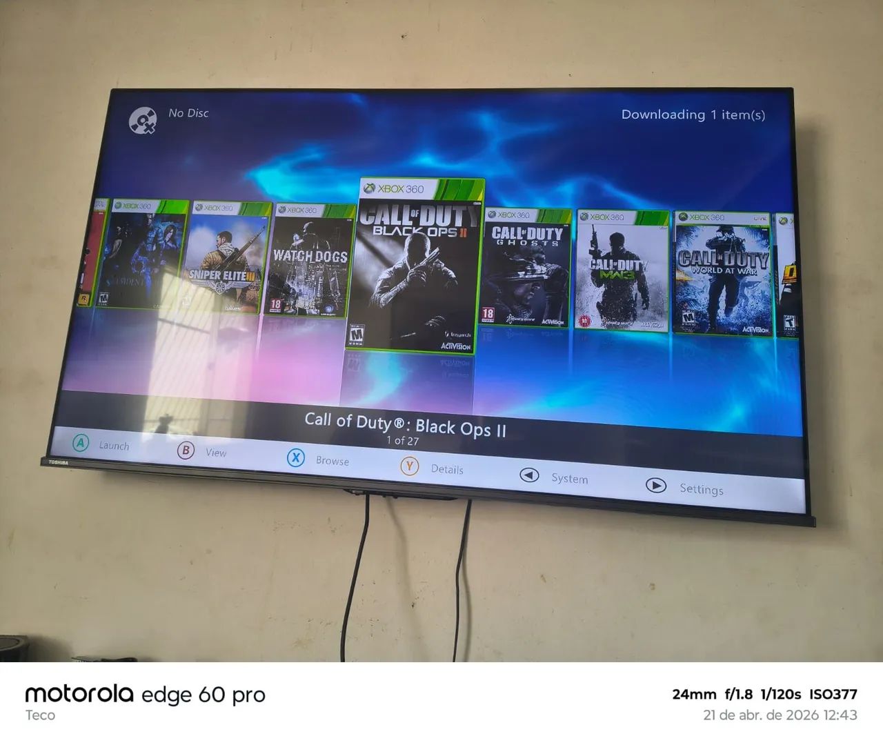 Xbox com 78 jogos