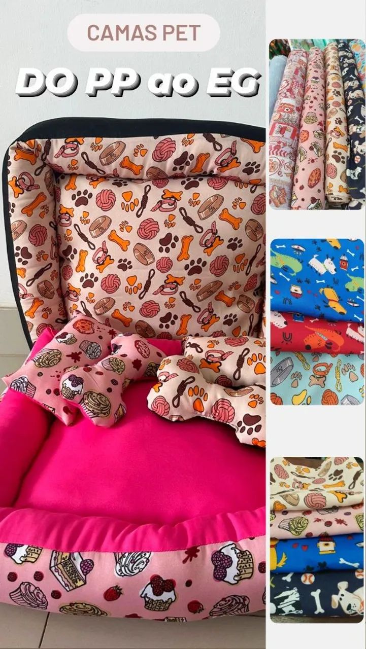 Cama pet fácil de lavar com dois zípers  - Foto 4