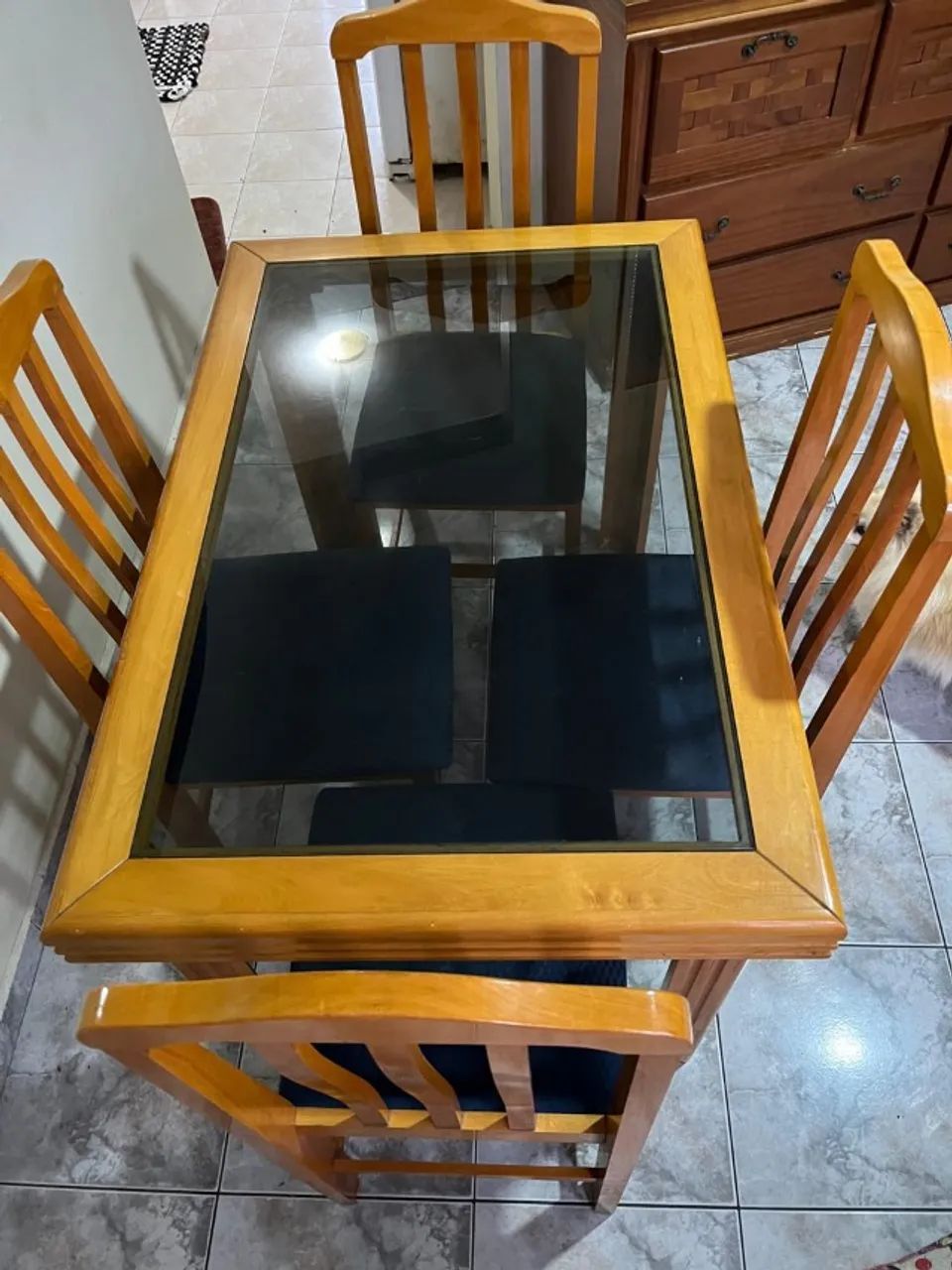 MESA SALA JANTAR C 4 CADEIRAS - Foto 3