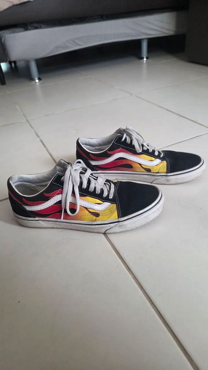 Tênis vans fire fogo - Foto 3