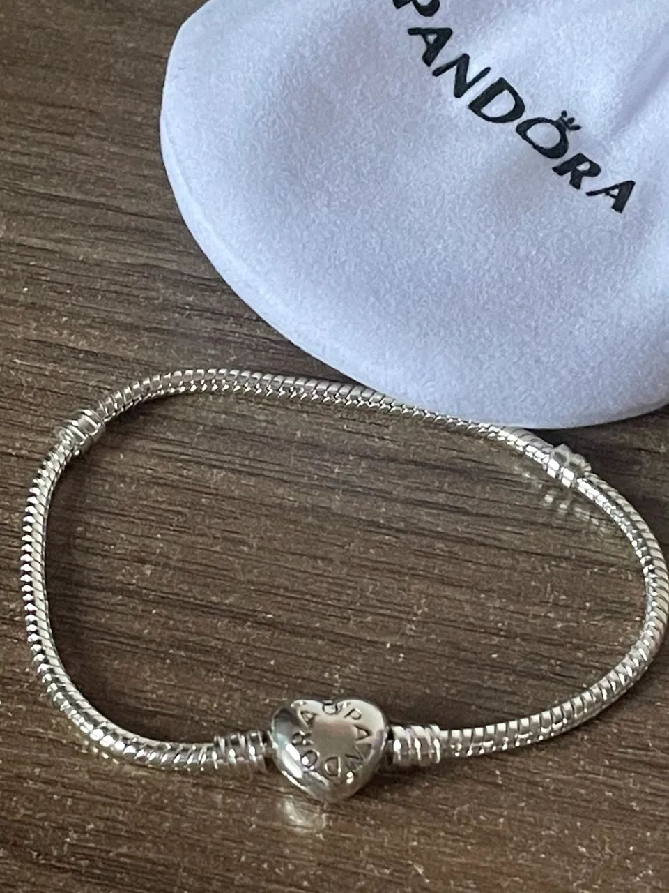 Pulseira Pandora Original Formato de coração  - Foto 2