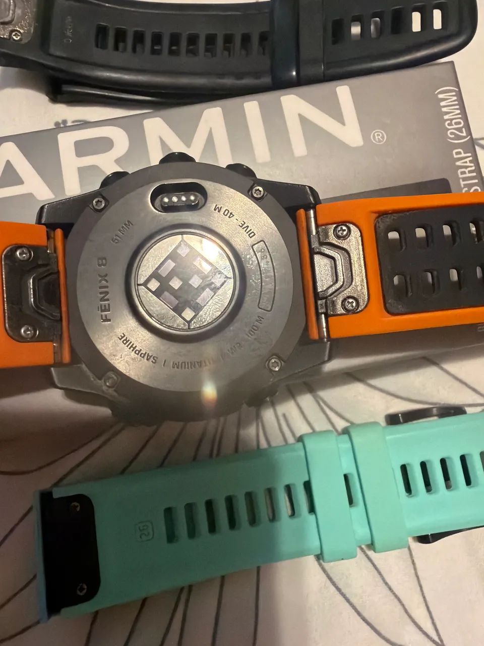 Garmin Fênix 8 titanium sapphire 51mm  - Foto 2