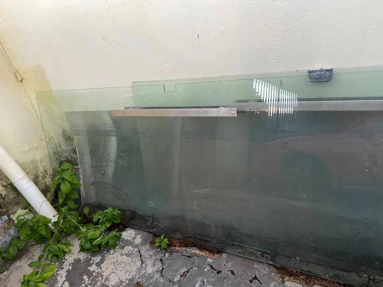 PORTA DE VIDRO - 2.27m x 96cm (10mm)