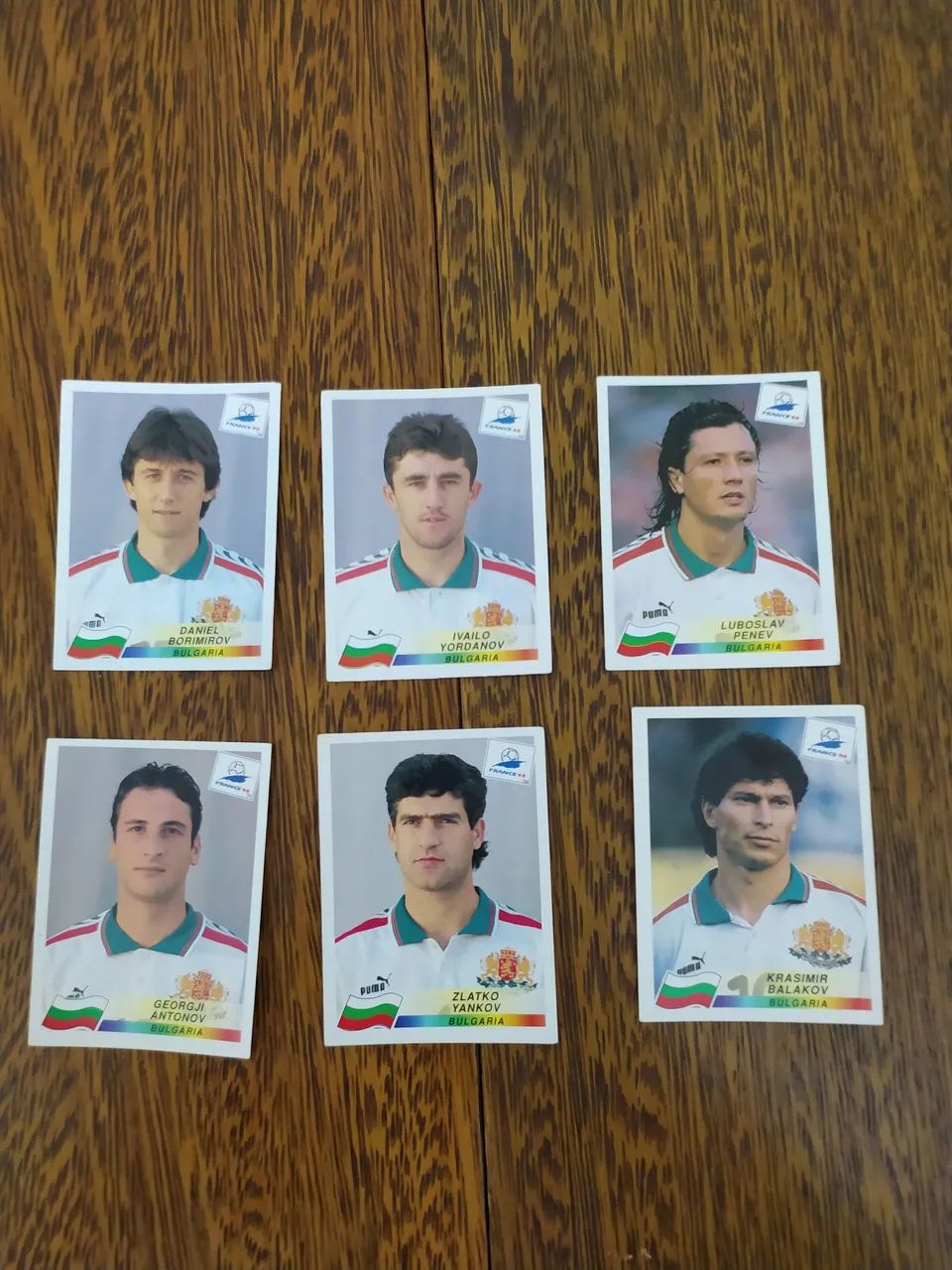 Conjunto Figurinhas Da Copa De 1998 Da Seleção Da Bulgária