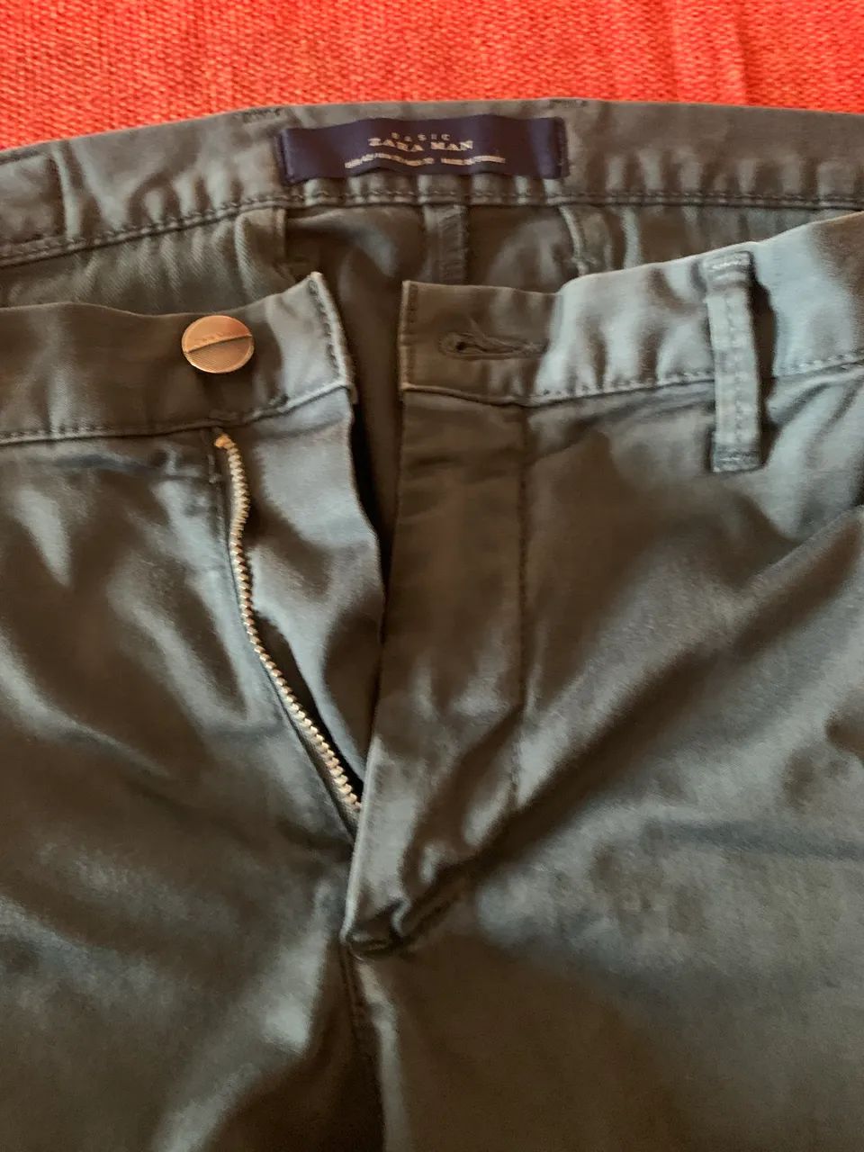 Calça Zara azul cobalto importada M - Foto 3