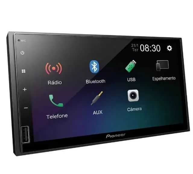 Central Multimídia Receiver Pioneer 7? Com Bluetooth e tela touchscreen - Foto 2