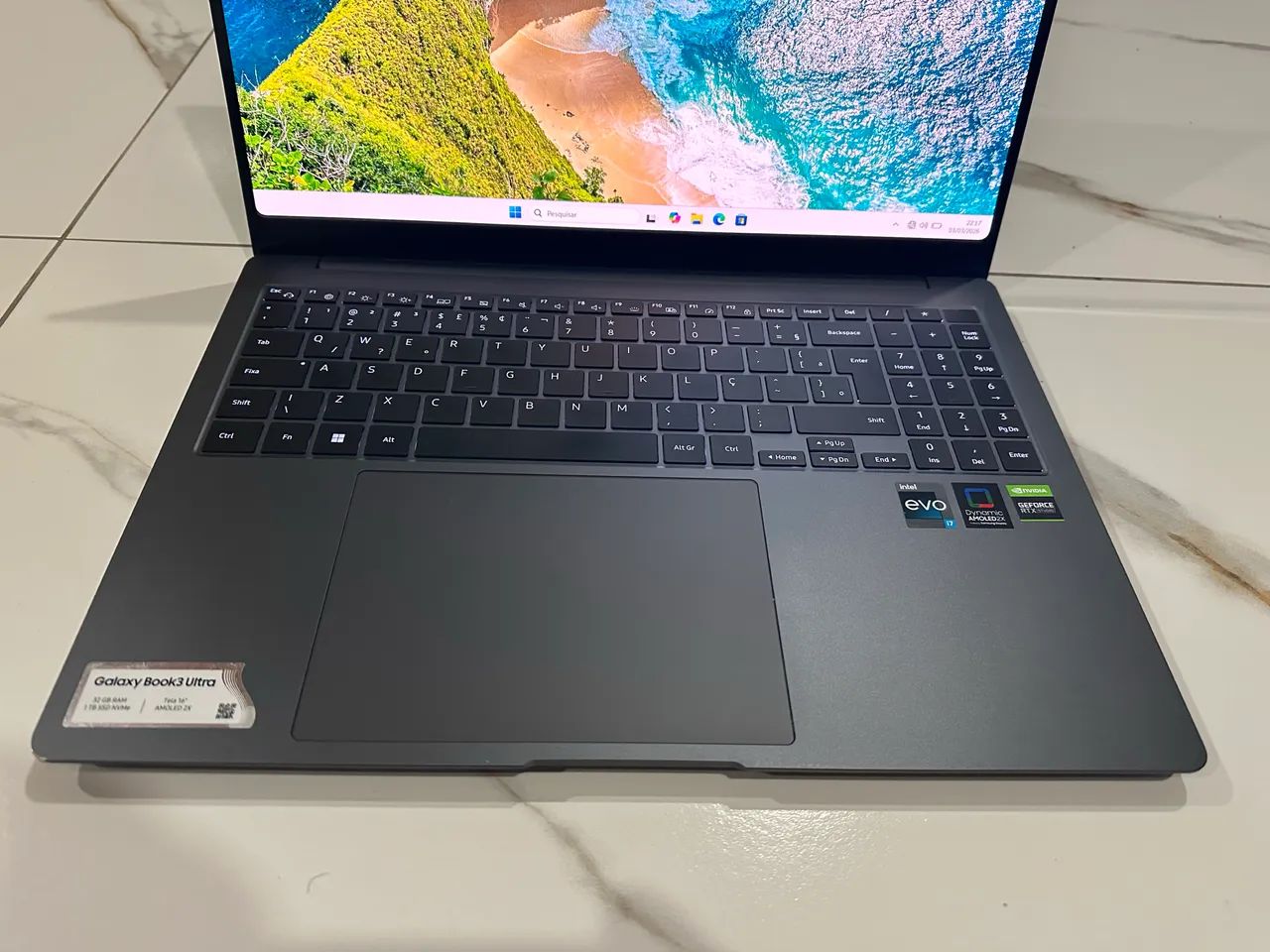 NOTEBOOK GALAXY BOOK3 UlTRA CORE I7-13700H 32RAM 256SSD +1TB SSD RTX 4050 6GB - Foto 4