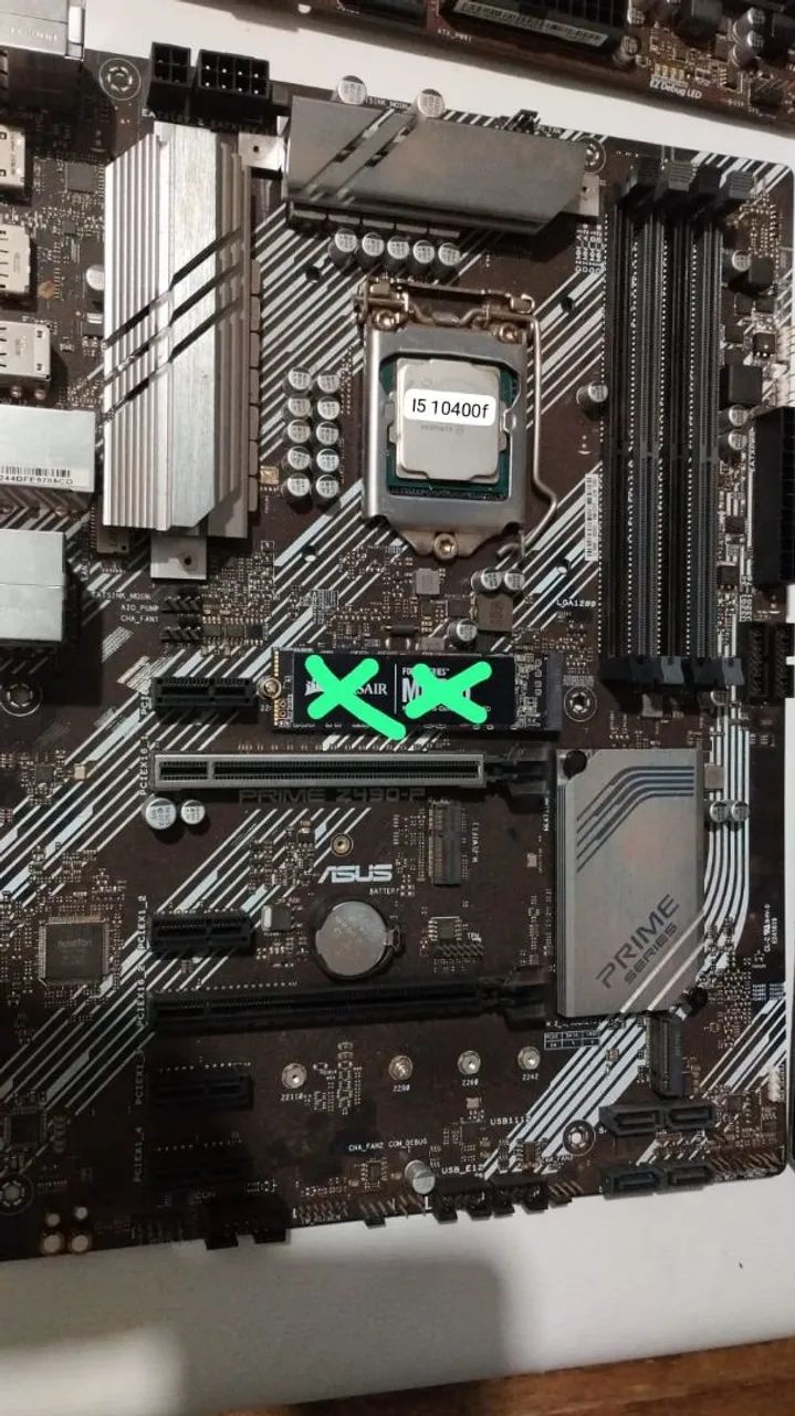 Kit Intel placa mãe e processador 
