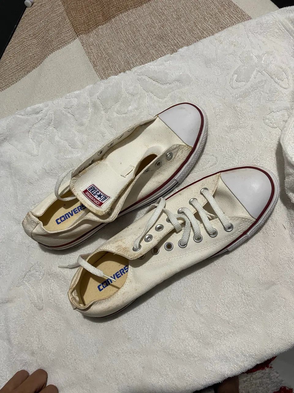 Tênis All Star branco pouco usado 