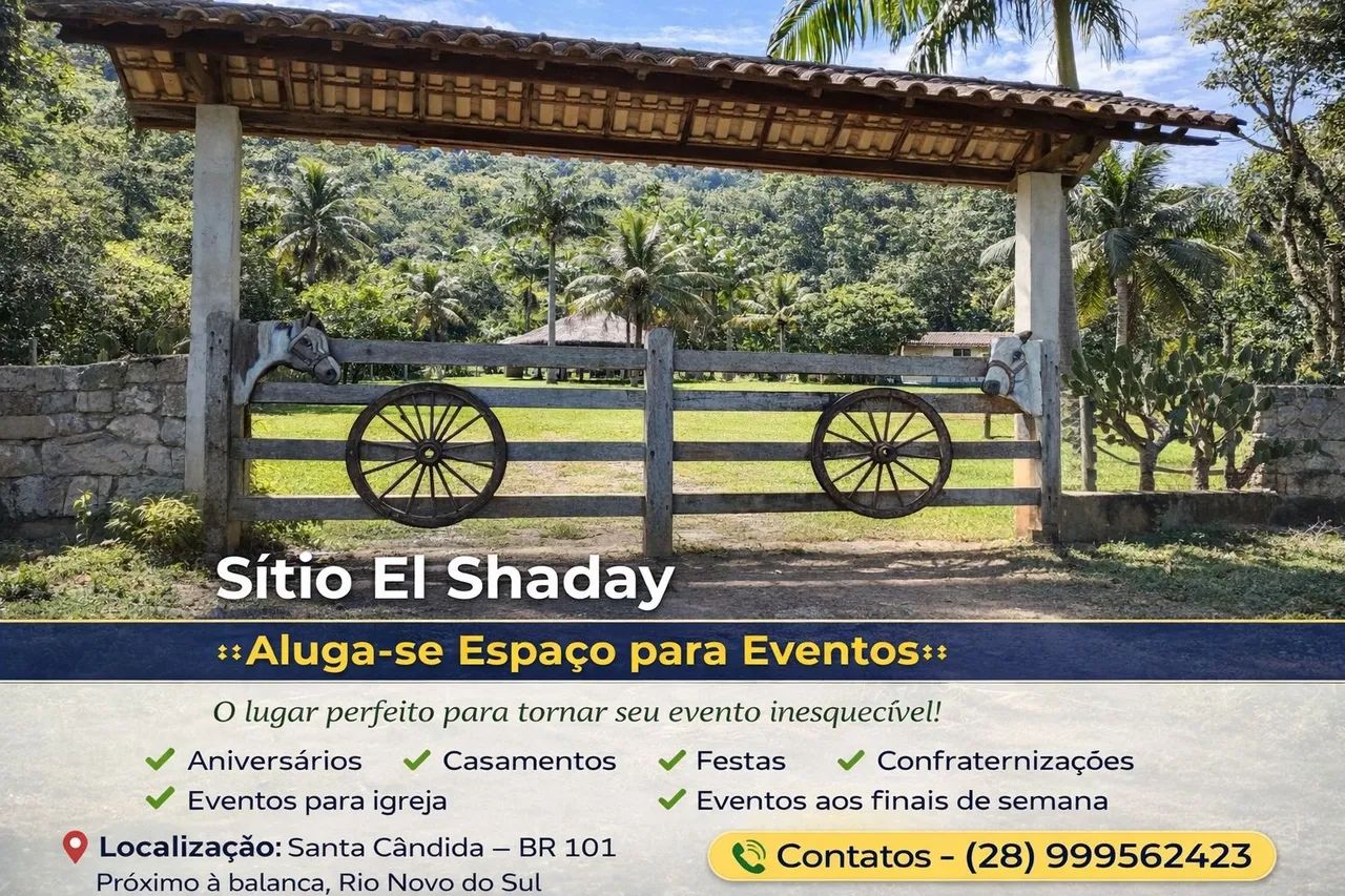 Aluguel de espaço para festa 