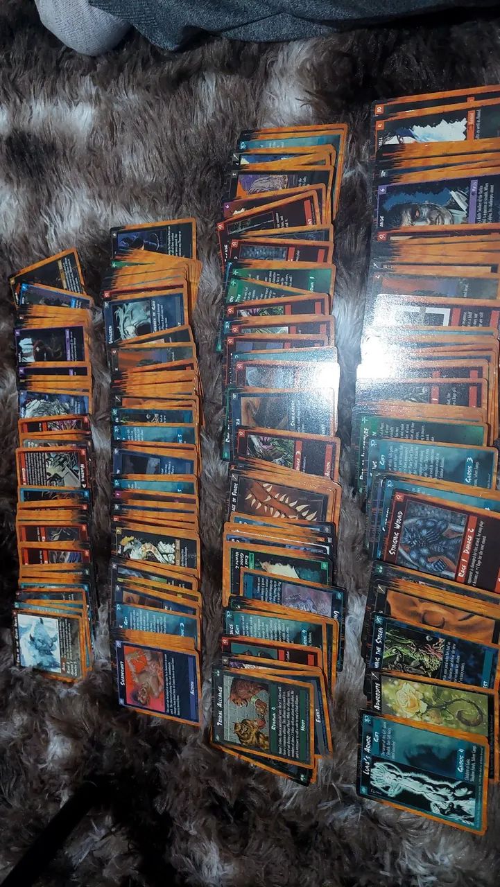 Coleção com 273 cartas RAGE, incluindo raras - Foto 2