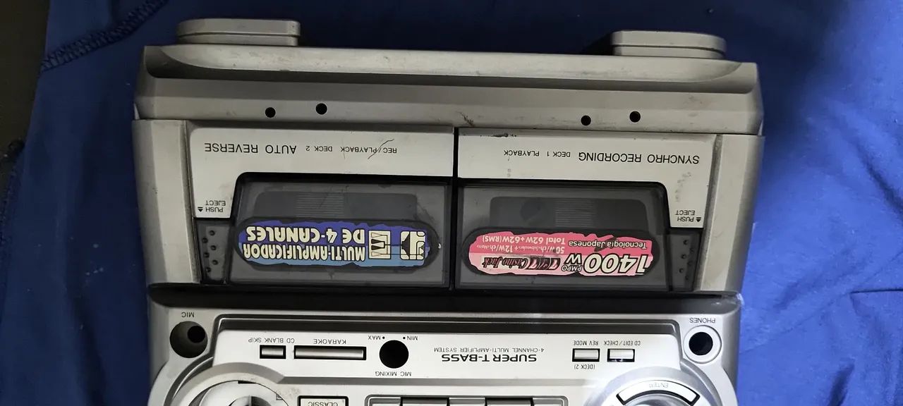 Frontal Mini System Aiwa NSX S555 