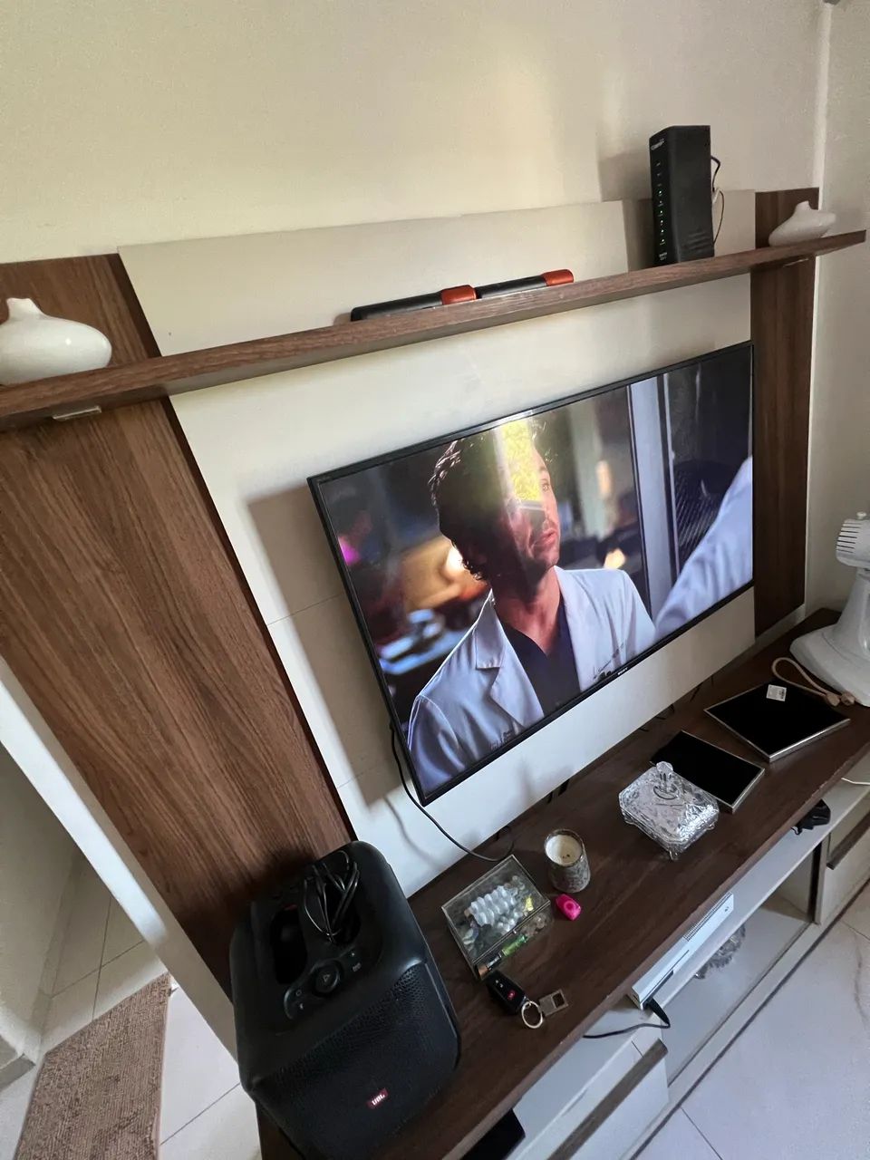 Painel de tv com rack  - Foto 2