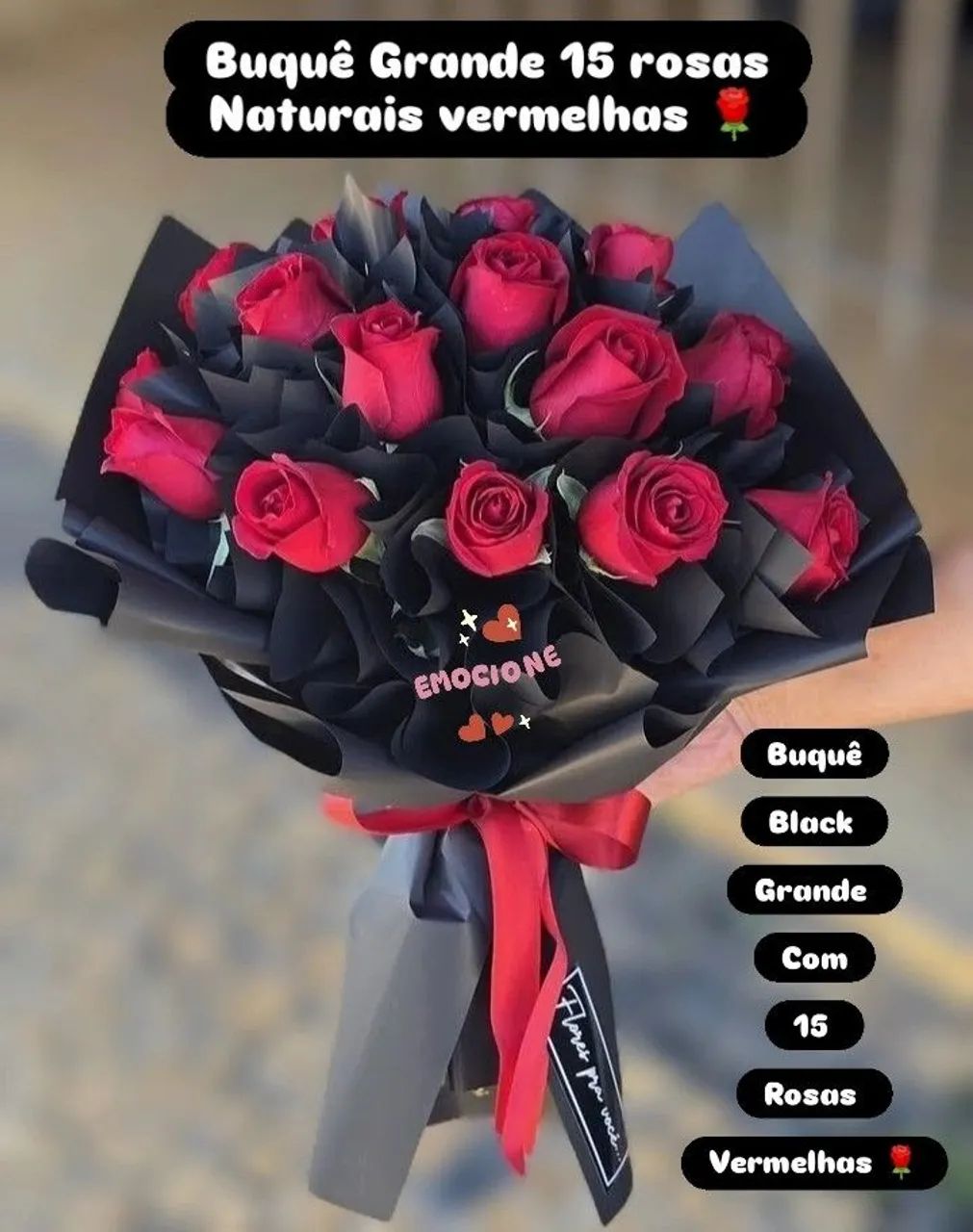 BUQUÊ DE ROSAS NATURAIS  - Foto 6