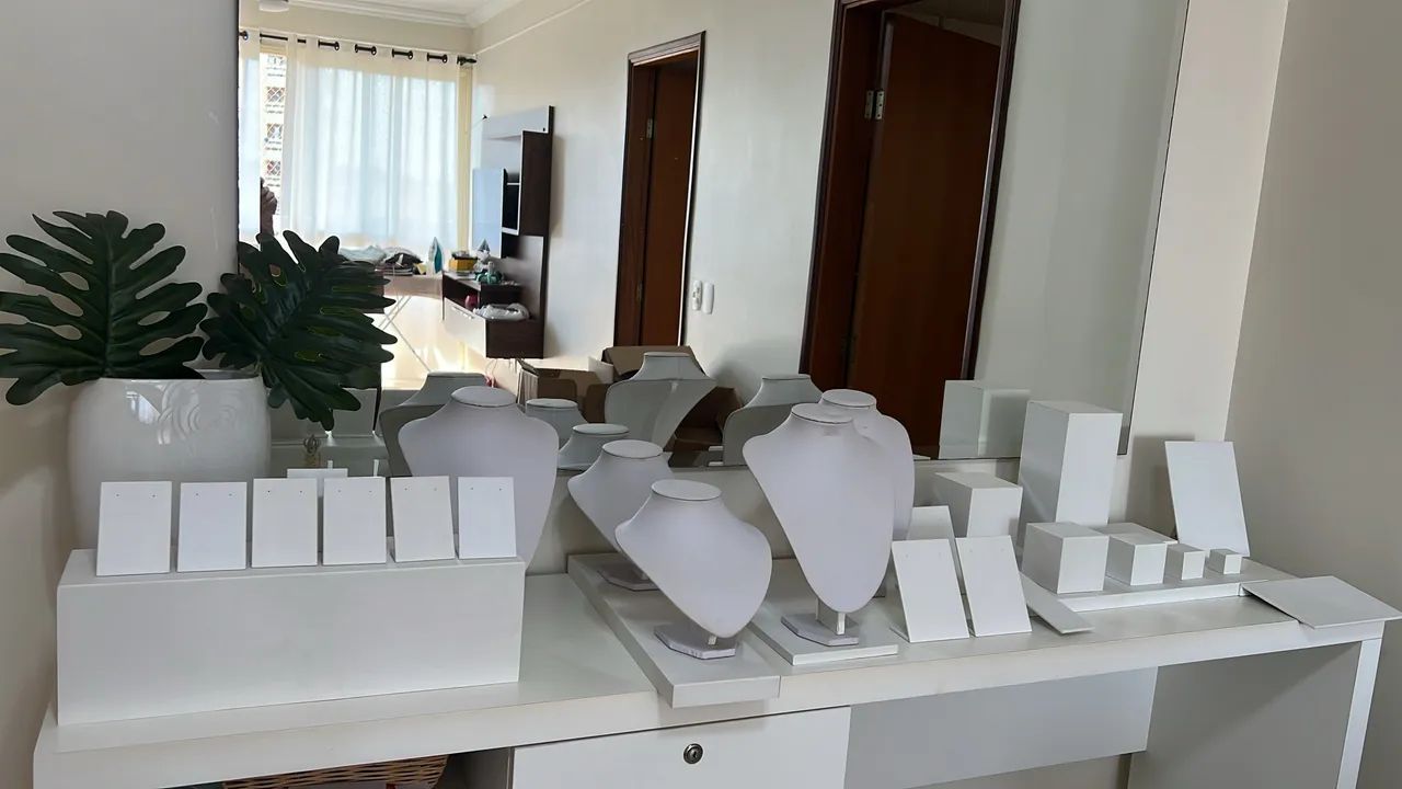 kit expositor de joias 30 peças 