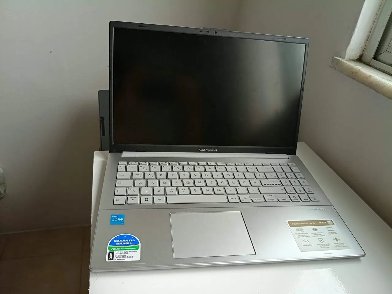 Notebook Asus i3, 8Gb de RAM