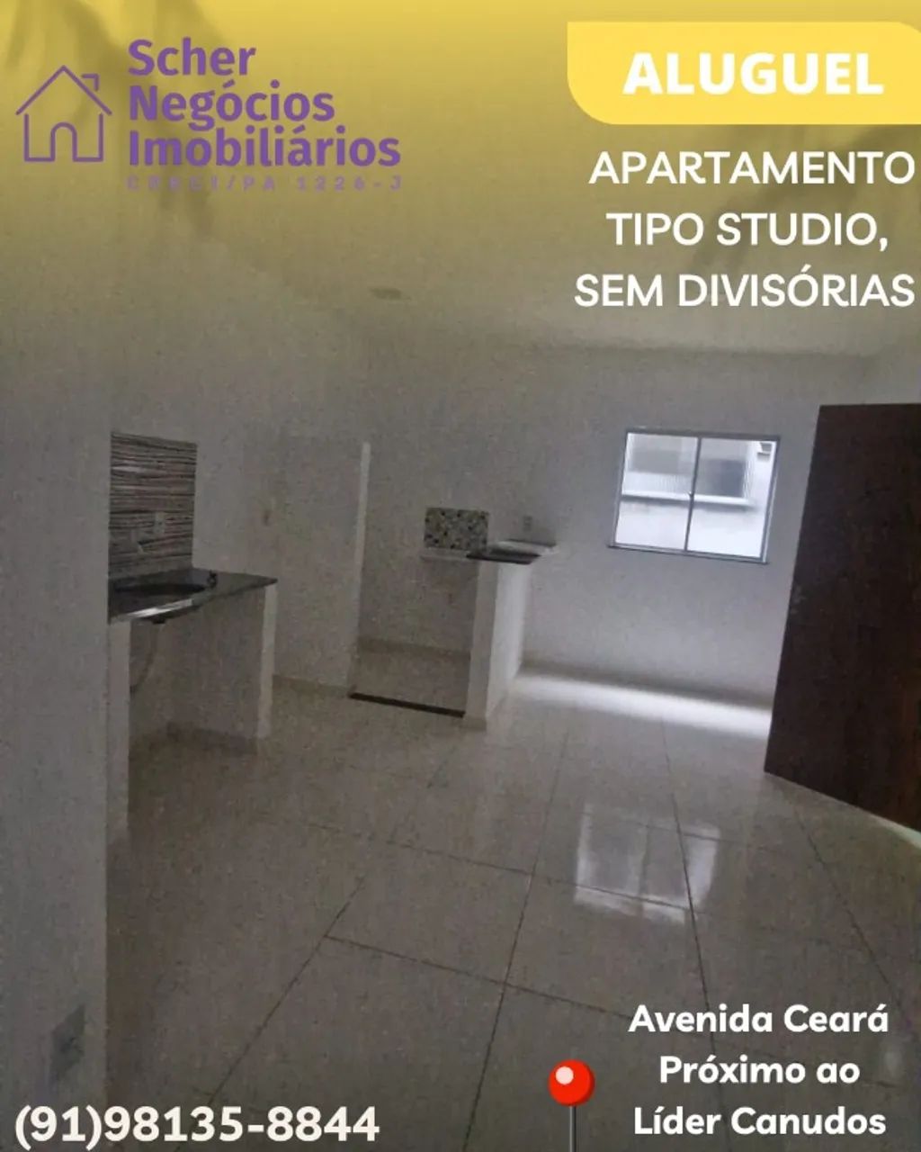 Apartamento tipo Studio - Avenida Ceará - Canudos