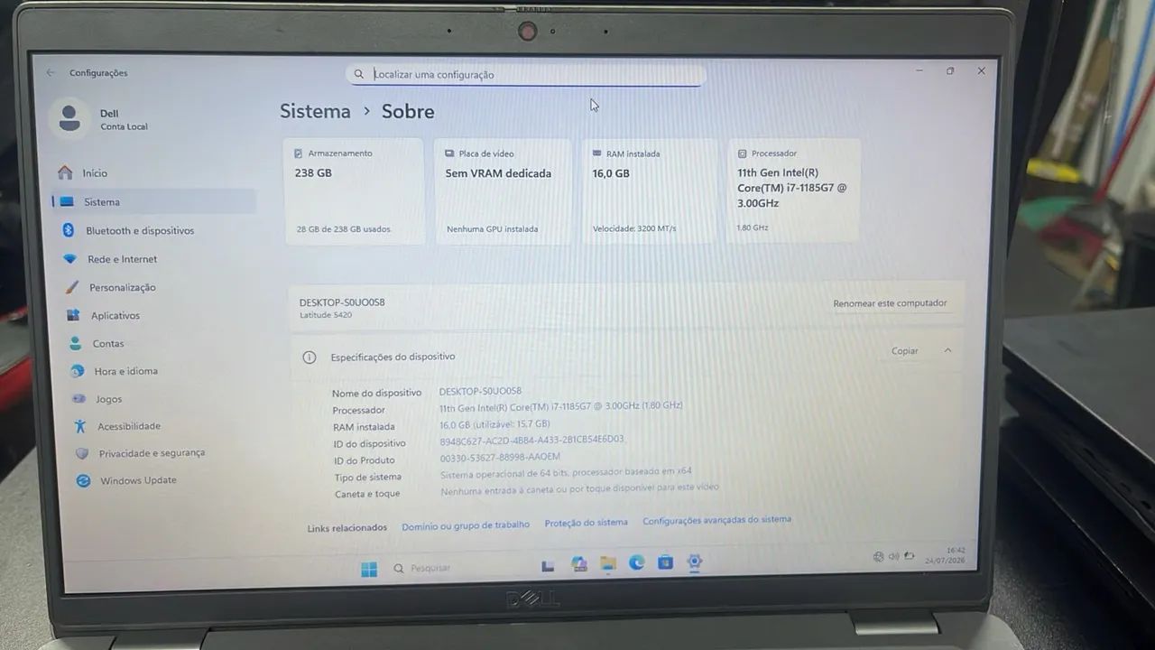 Notebook Dell i7 11th  - Foto 4