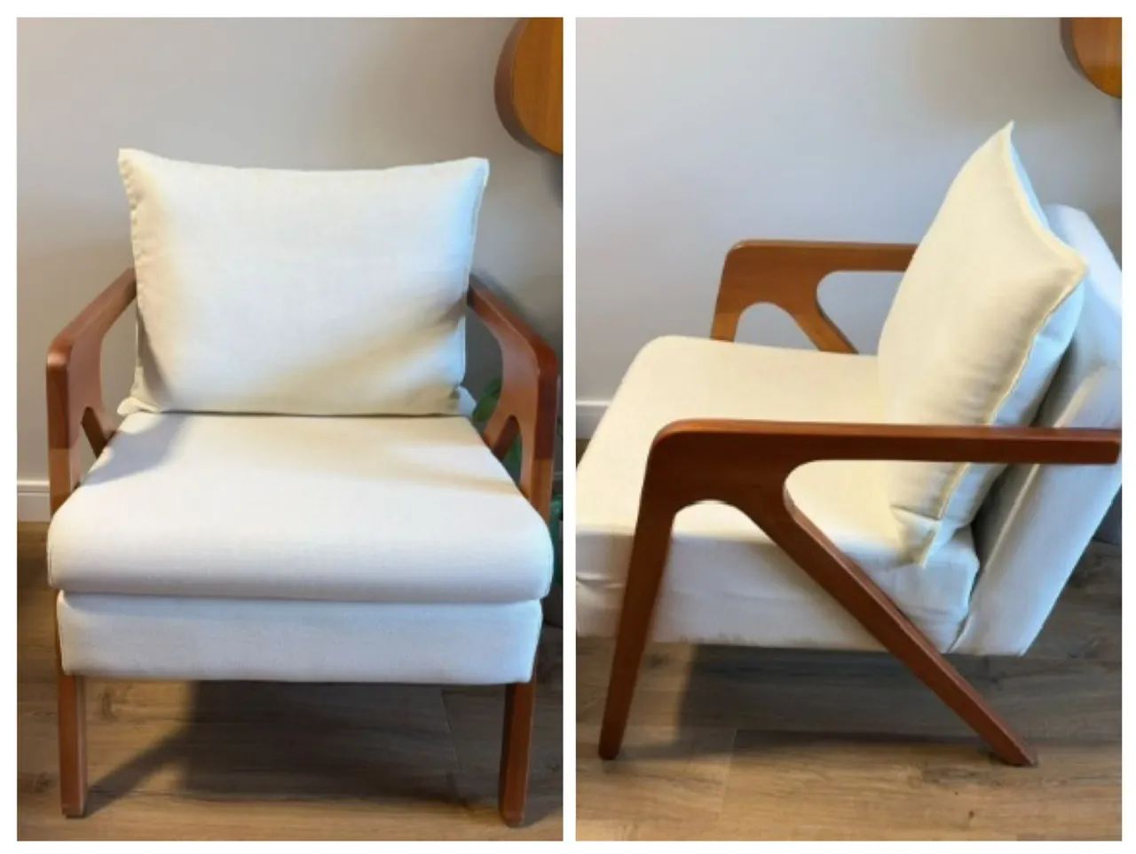 Poltrona Design em Peroba-Rosa Maciça | Excelente Estado - Foto 2