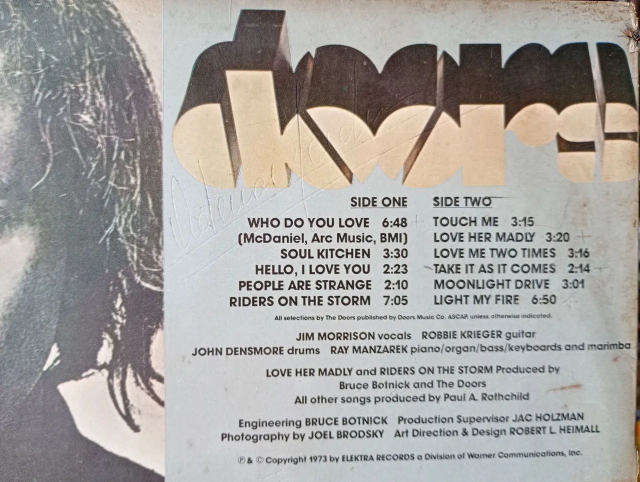 LP The Best Of THE DOORS 1975 VG- - Foto 3