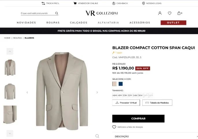 Blazer casual veludo cotelê - Foto 3