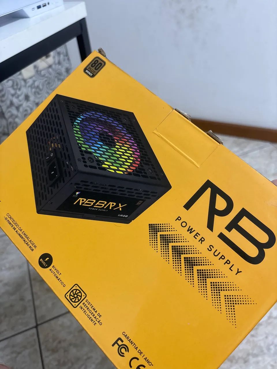 Fonte Gamer RB750W 80plus RGB - Foto 4