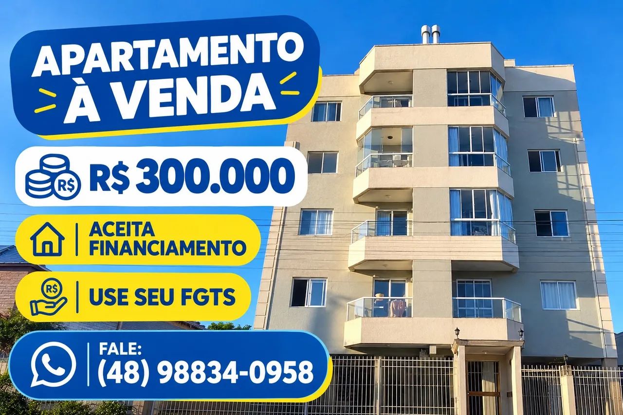 APARTAMENTO À VENDA - GUARDA DO CUBATÃO | PALHOÇA - SC