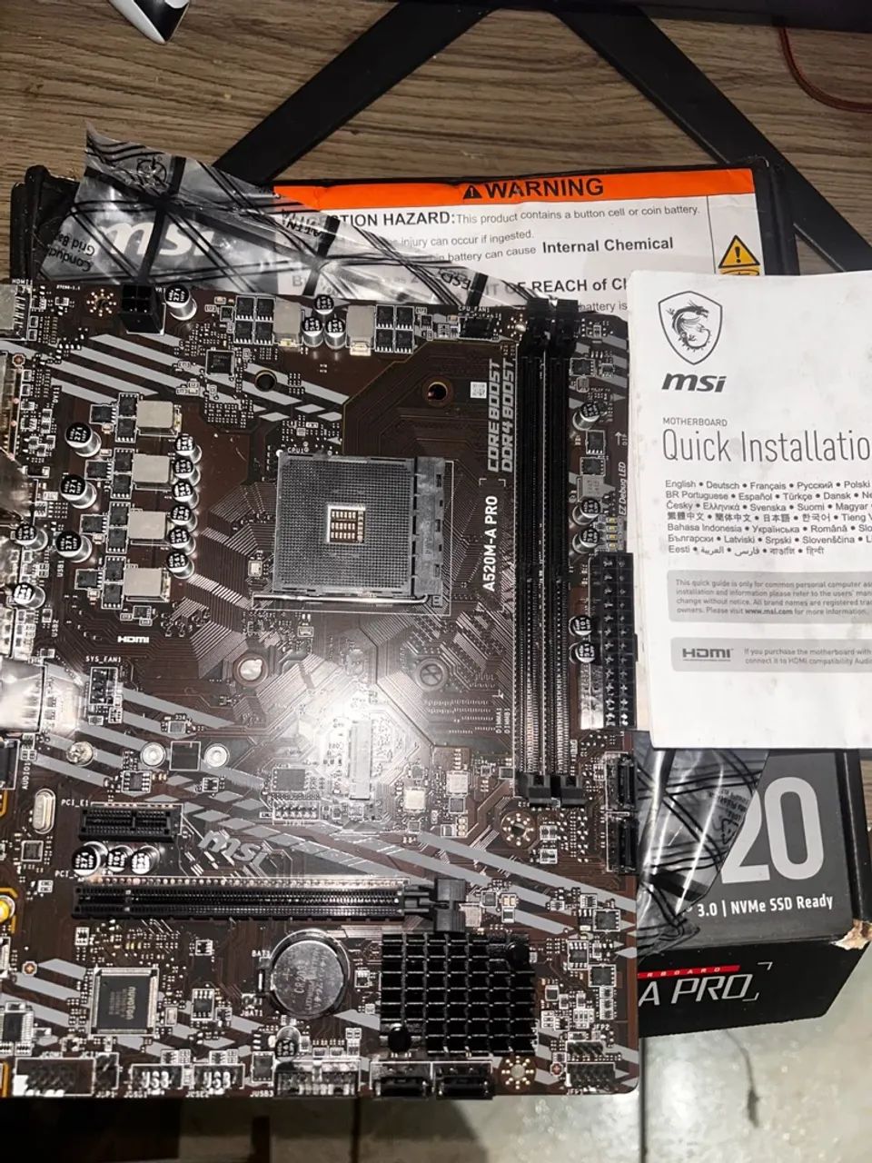 Placa mãe A520m - Foto 2
